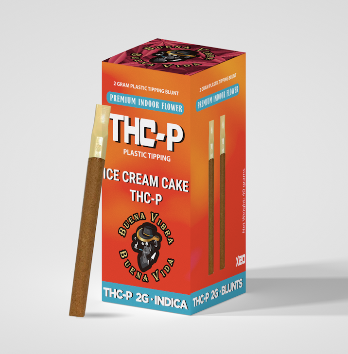 THC-P 2g Plastic Tipping Blunts (Indica)