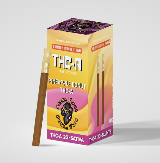 THC-A 2g Plastic Tipping Blunts (Sativa)